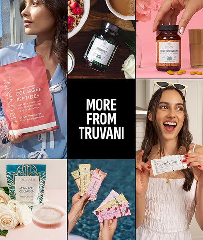 Truvani Vegan Pea Protein Powder | Chocolate | 20g Organic Plant Based Protein | 1 Serving | Keto | Gluten & Dairy Free | Low Carb | No Added Sugar