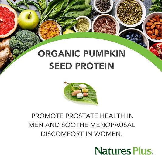 NaturesPlus Organic Pumpkin Seed Protein .95 lbs 15 Servings