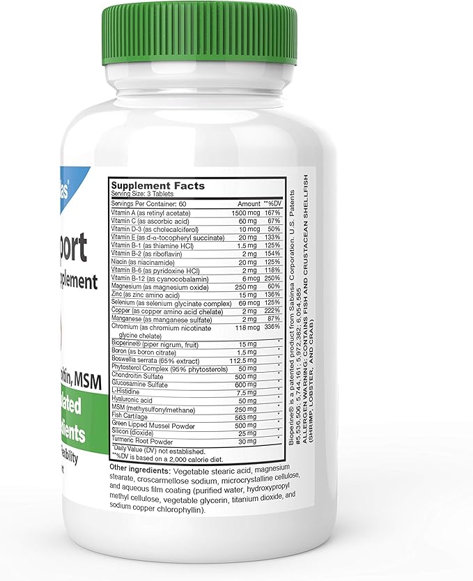 DrFormulas Joint Support Supplements for Men 60 Day