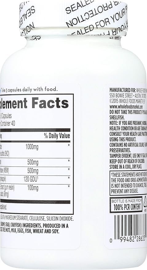 365 Everyday Value, Glucosamine Chondroitin & 120 ct