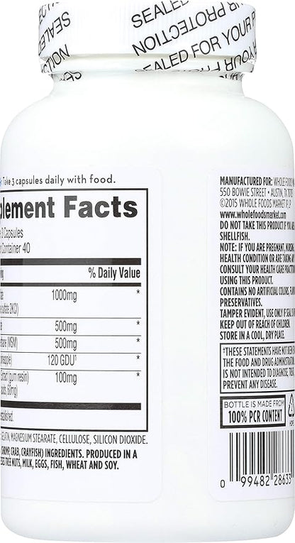 365 Everyday Value, Glucosamine Chondroitin & 120 ct
