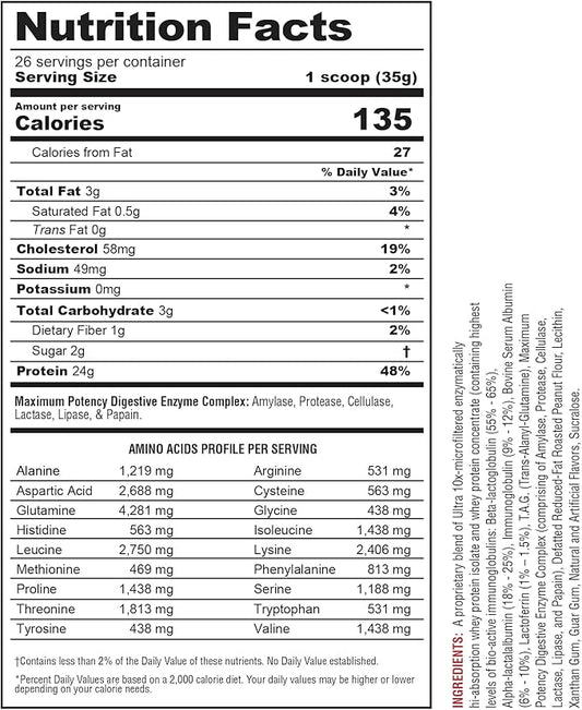 Metabolic Nutrition, Protizyme, 100% Whey Protein 24 Essential 2 Pound