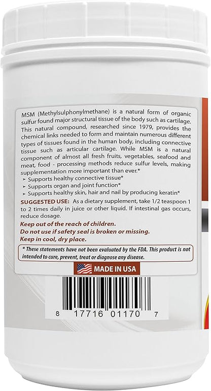 Best Naturals 100% Pure MSM Powder, 1Lb