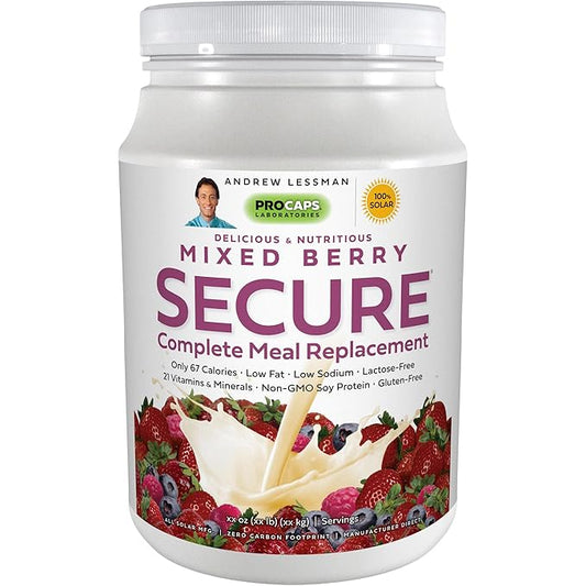 Andrew Lessman Secure Soy Complete Meal Replacement 10 Servings 67 Calories, 7 Grams