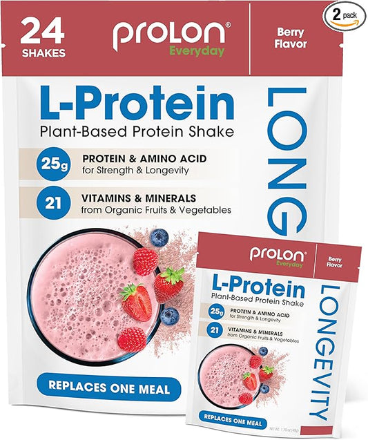 ProLon Longevity Plant Based Protein Powder 25g of 24 Packets