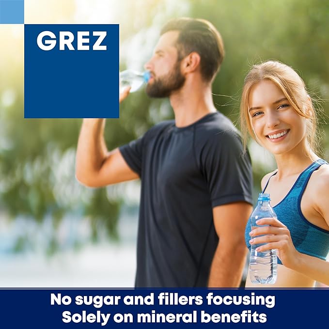 GREZ ELEC-Vital Electrolytes Powder No Sugar - Hydration Powder, Keto Electrolytes No Sugar - Complete Mineral Support, Sodium, Potassium, Magnesium, Zinc - - 30 Servings