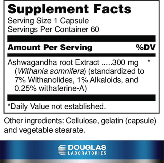 Douglas Laboratories Ayur-Ashwaganda (Indian Ginseng) 60 Capsules
