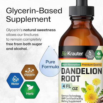 Dandelion Root Tincture 4 Fl.