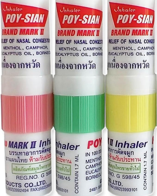 POY-SIAN Mark II Menthol Aromatherapy Nasal 3)