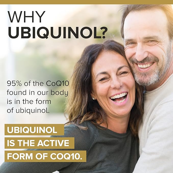 Qunol Ubiquinol CoQ10 100mg Softgels, Ubiquinol Q10, Antioxidant 120 Count