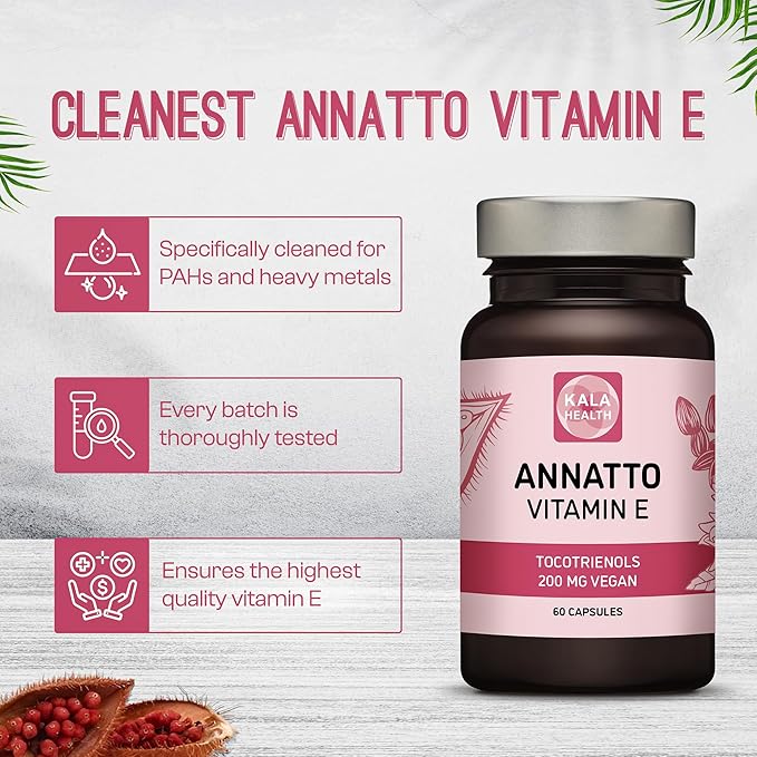 Kala Health Annatto Tocotrienols Vegan Vitamin 200mg - (60)