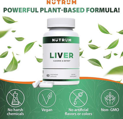 Liver Cleanse and Detox Health Support 60 Capsules