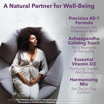 Intimate Rose Myo-Inositol & D-Chiro Inositol Supplement - Hormone Balance & Ovarian Support for Women - Ideal 40:1 Ratio, Vitamin D3 + Ashwagandha