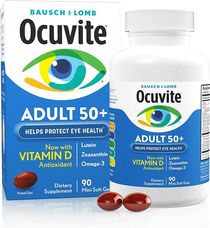 Ocuvite Eye Vitamin & Mineral Supplement, 3, Lutein, 90 Softgels