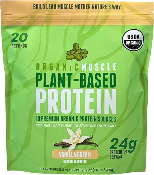 Organic Muscle Organic Vegan Protein Powder