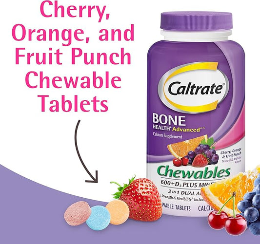 Caltrate Chewables 600 Plus D3 Plus 155 Count 1) (Package