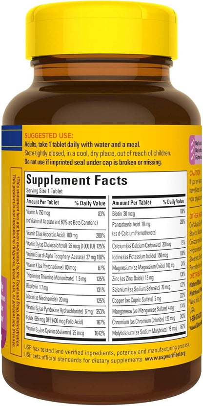 Nature Made Women's Multivitamin 50+ Tablets 90 Count