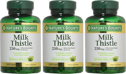 Nature's Bounty Milk Thistle 250 mg 200 ea 3)