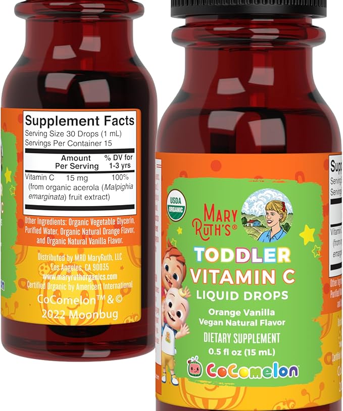 MaryRuth Organics | CoComelon Kids Vitamin 4-13 Years 30 Servings