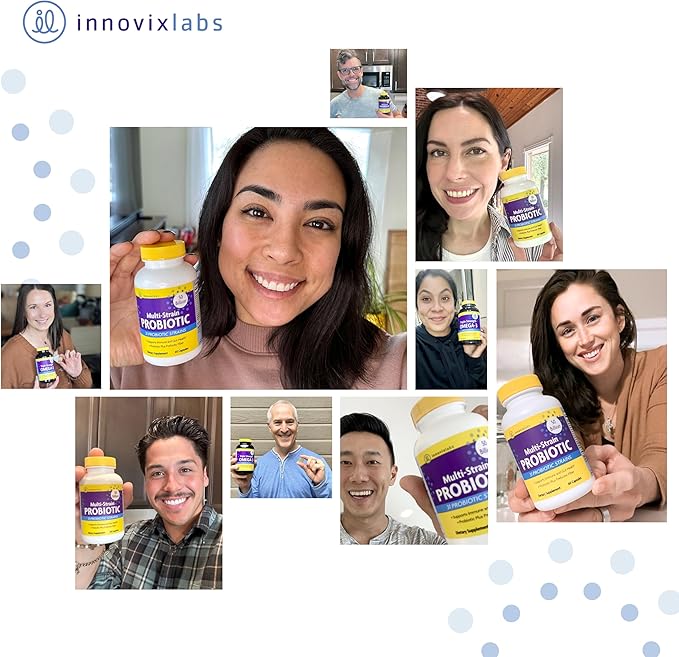 InnovixLabs Multi Strain Probiotics for Women 50 Billion 60 Capsules