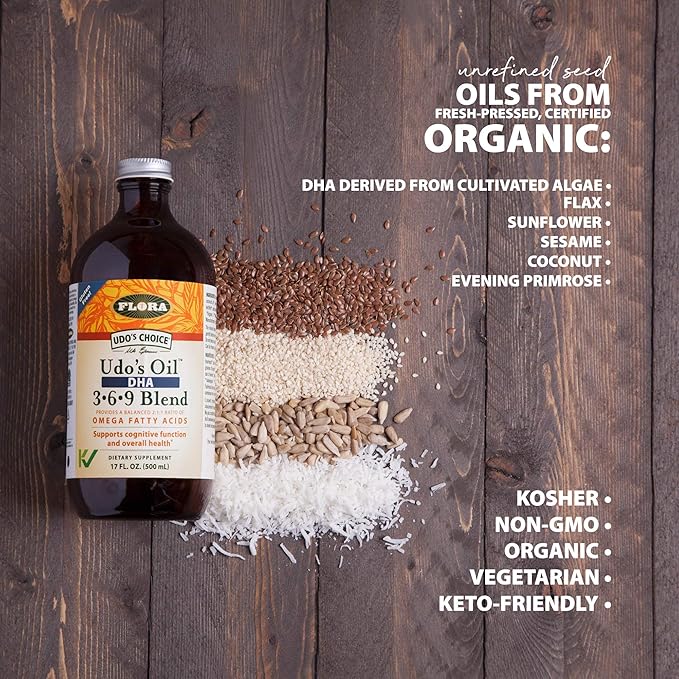 Flora Udo's Omega 3-6-9 Oil 17 Oz