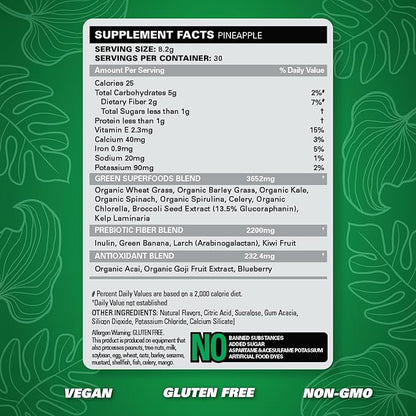EHP Labs OxyGreens Super Greens Powder 30 Serves