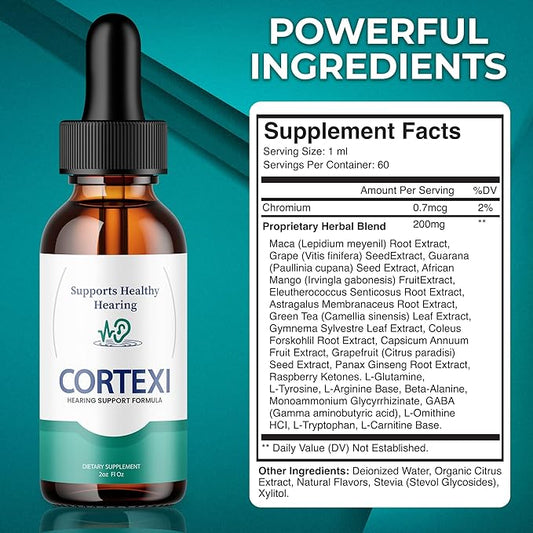 (2 Pack) Cortexi Ear Drops (2 oz)