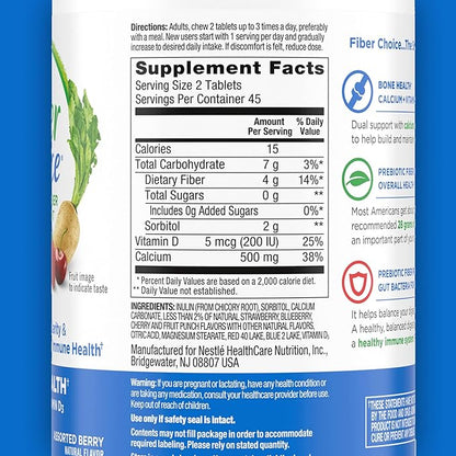 Fiber Choice Bone Health Daily Prebiotic 90 Count