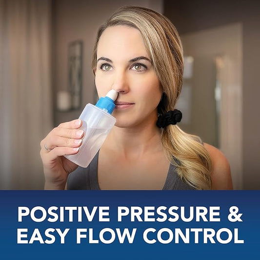 SinuCleanse Soft Tip Squeeze Bottle Nasal 30 All-Natural