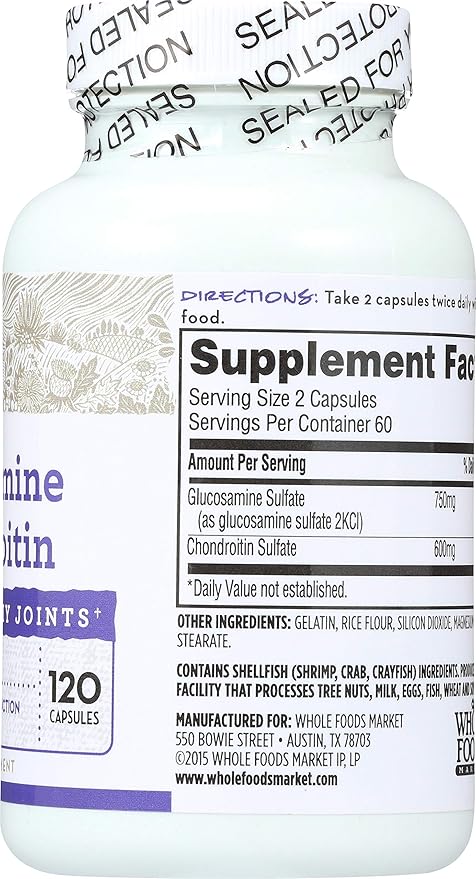 365 Everyday Value, Glucosamine Chondroitin, 120