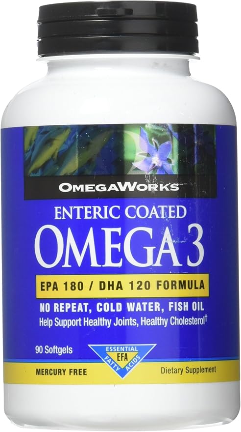 OmegaWorks Super Omega 3, EPA / 90 softgels, 90 servings