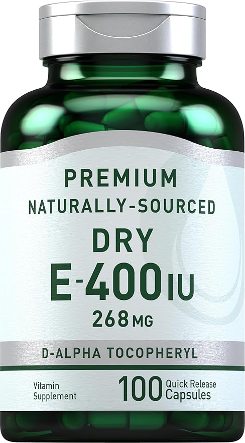 Piping Rock Dry Vitamin E 400 IU 268mg | 100 Capsules