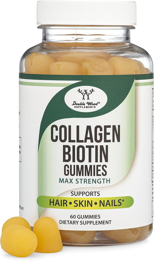 Collagen Gummies for Women Supports Aging 60 Hair,