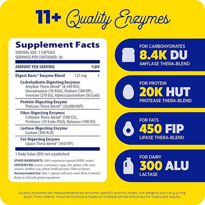 Enzymedica - Digest Basic, Essential Full 30 Count