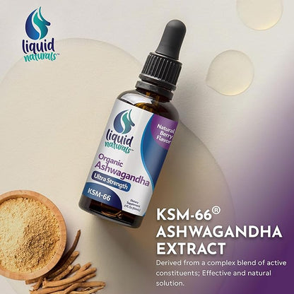 Ashwagandha Drops - 2000mg - Ashwagandha KSM-66, Ashwagandha