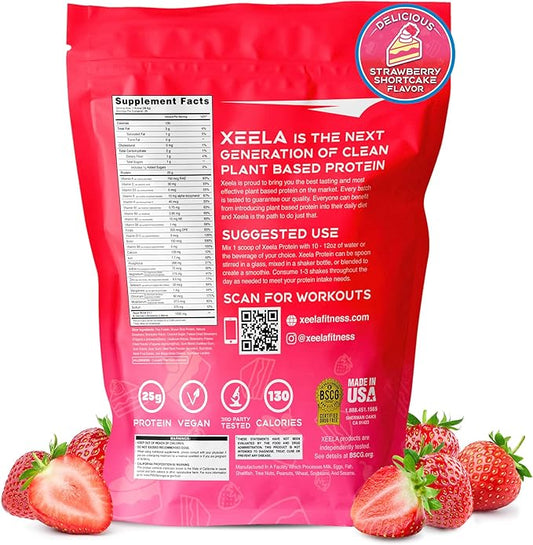 XEELA Plant Based Vegan Protein Powder 25g High