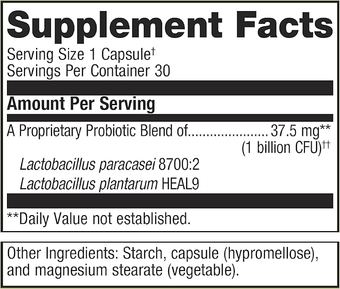 Metagenics UltraFlora Immune Booster 1 Billion 30 Capsules
