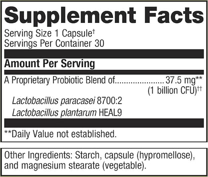 Metagenics UltraFlora Immune Booster 1 Billion 30 Capsules