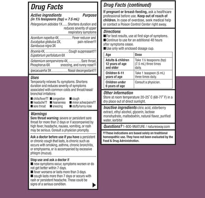 Nature's Way Cold + Flu Relief 4 Fl