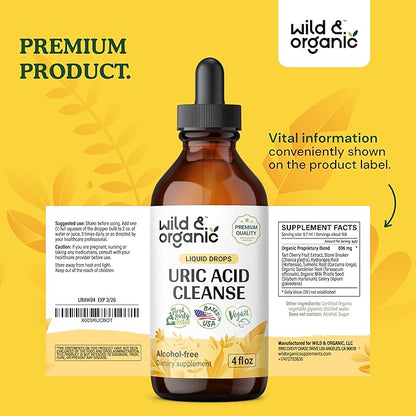 Uric Acid Cleanse Liquid Supplement 4 fl