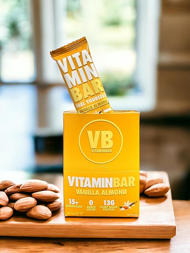 VITAMINBAR Nutrition Bar 12G Protein (12 Bars)