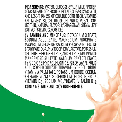 BOOST High Protein with Fiber Ready to Drink Complete Nutritional Drink, Very Vanilla, 8 fl oz Bottle, 24 Pack