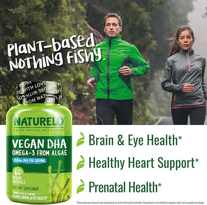 NATURELO Vegan DHA 3 Oil 60 Softgels