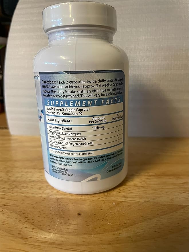 Cetyl Myristoleate - Omega 5 Fatty 80 Capsules