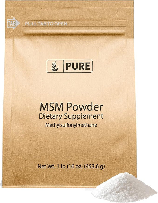Pure Original Ingredients Methylsulfonylmethane (1lb) MSM,