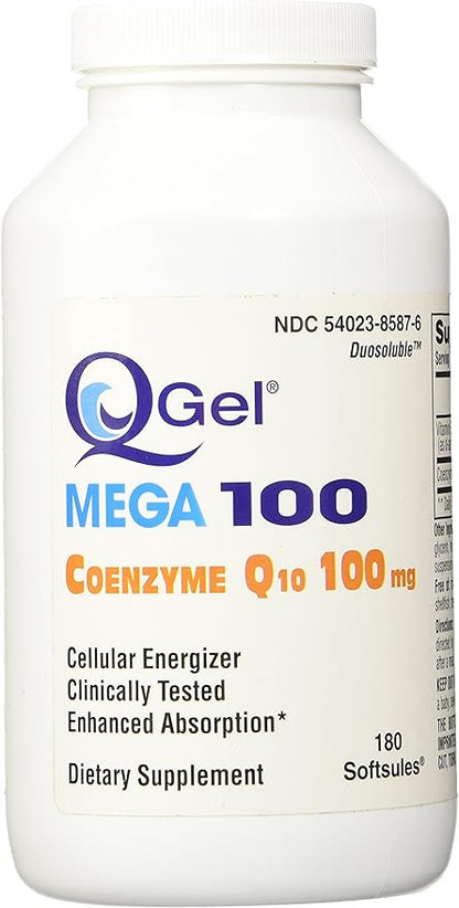 Mega 100 (100mg Hydrosoluble CoQ10) 180