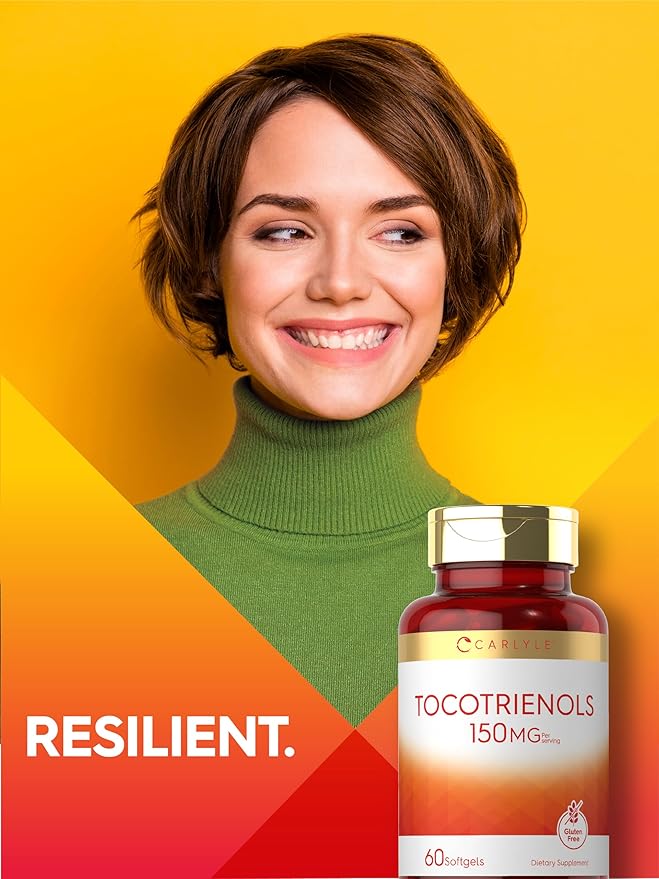 Carlyle Tocotrienols | 150mg Supplement | 60 Softgels