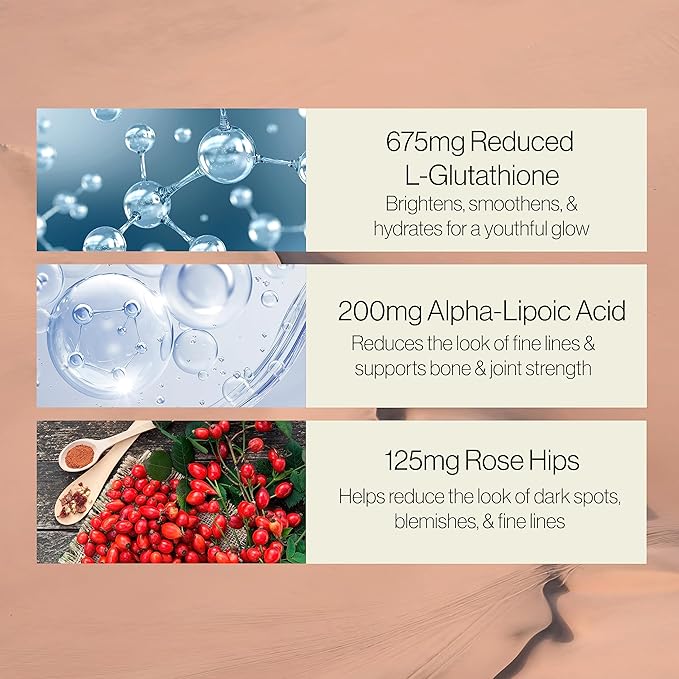 Relumins L Glutathione Complex Skin Supplement 1000mg Reduced 30 Veggie 1 Bottle
