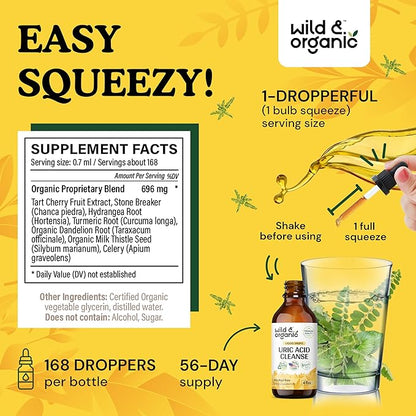 Uric Acid Cleanse Liquid Supplement 4 fl