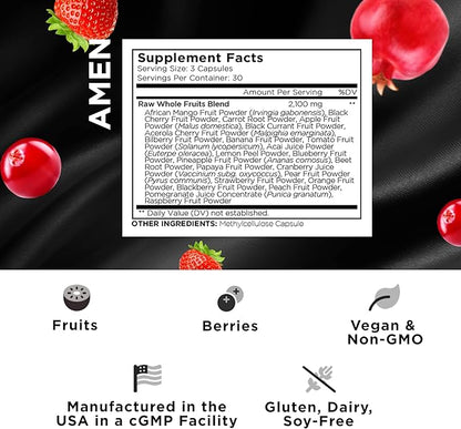 Amen Fruits, Daily Fruits Vitamins Supplements, 90 ct